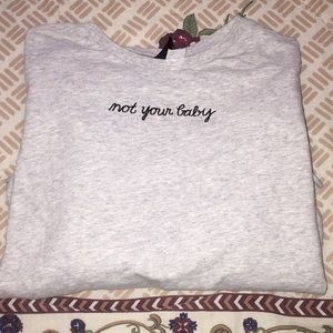 A sweatshirt or shirt.